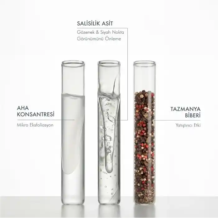 The Purest Solutions, AHA & BHA Canlandırıcı & Cilt Tonu Eşitleyici Kırmızı Peeling Cilt Bakım Serumu 30 ml (Aha 10% + Bha 2%)