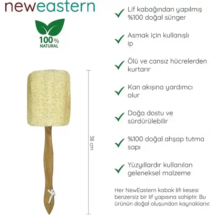 Doğal Kabak Lifi (Sopalı Lif Sünger, 1, Adet)