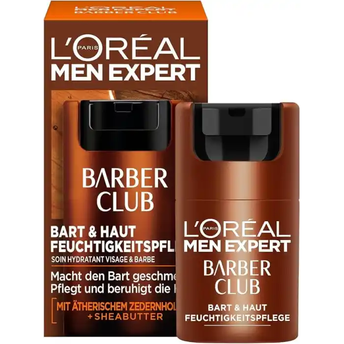 LOréal Men Expert Barber Club Sakal ve Cilt Nemlendirici Bakım Kremi, 50 ml