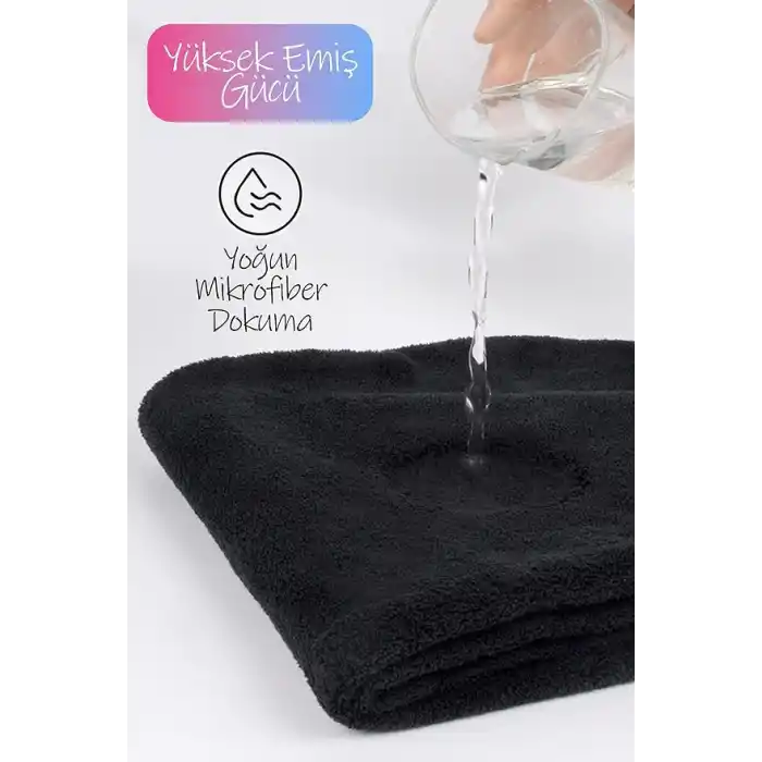 TELVESSE Mikrofiber Saç Havlusu Süper Emici Hızlı Kuruyan Türban Saç Havlusu Şapkası – Uzun Kıvırcık Kalın Saçlar İçin Duş Saç Kurutma Havlusu, Plaj Havuz Banyo Kullanım (2li Pembe + Turkuaz)