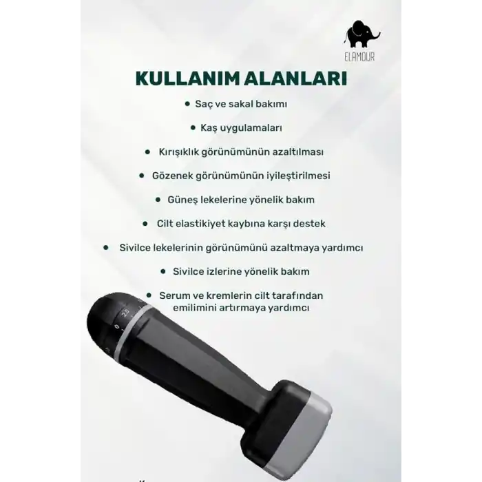 120 Titanyum İğneli Ayarlanabilir İğne Ölçülü (0.25-2.0mm) Dermastamp Siyah - Serum Seti Hediyeli -