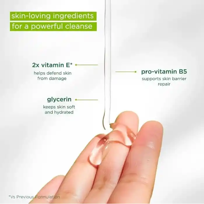Simple Kind to Skin Ferahlatıcı Yüz Temizleme Jeli B5+E Vitamini Pürüzsüz ve Sağlıklı Gözüken Bir Cilt için, 150 ml