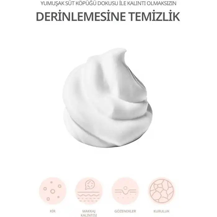 MISSHA Yağlanma Karşıtı, Arındırıcı Temizleme Köpüğü 172ml Creamy Latte Cleansing Foam (Green Tea)