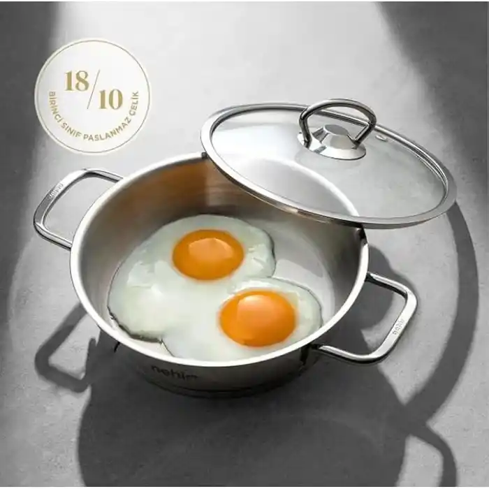 Silver 4 Parça Paslanmaz Çelik Sahan Seti (18-20 cm) 4.7 99 Değerlendirme 23 Soru & Cevap