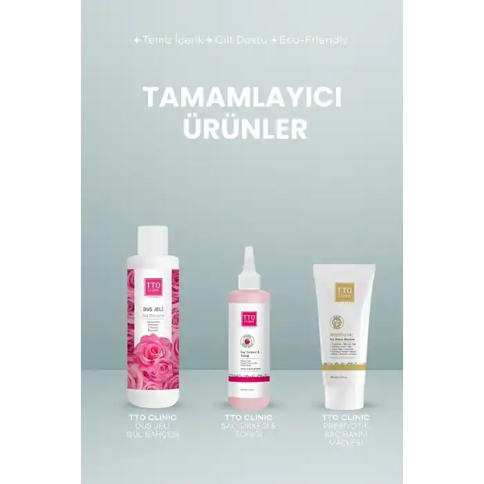 TTO X Dökülme Karşıtı Saç Şampuanı 500ml, Kolajen, Prebiyotik, Etkili Saç Bakım