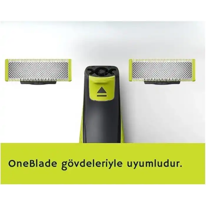 Philips OneBlade Tıraş Makineleri ile Uyumlu 2li Yedek Bıçak