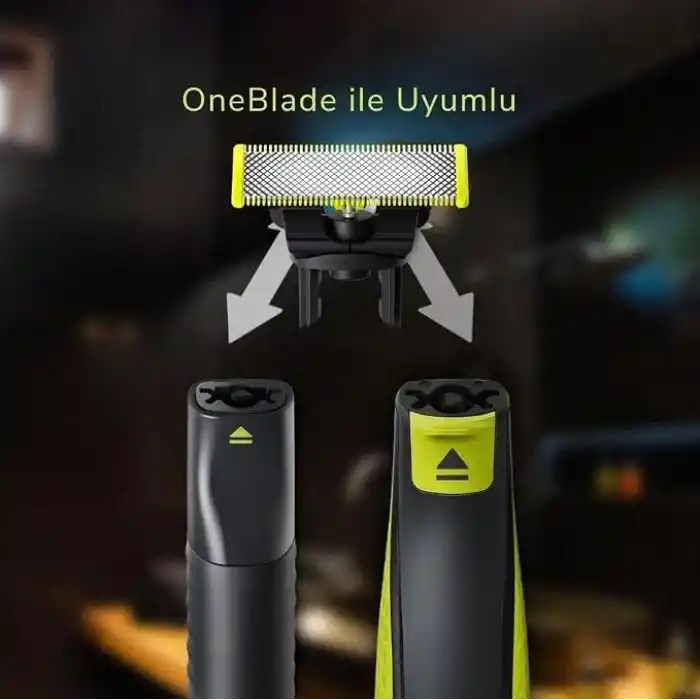 Philips OneBlade Tıraş Makineleri ile Uyumlu 2li Yedek Bıçak