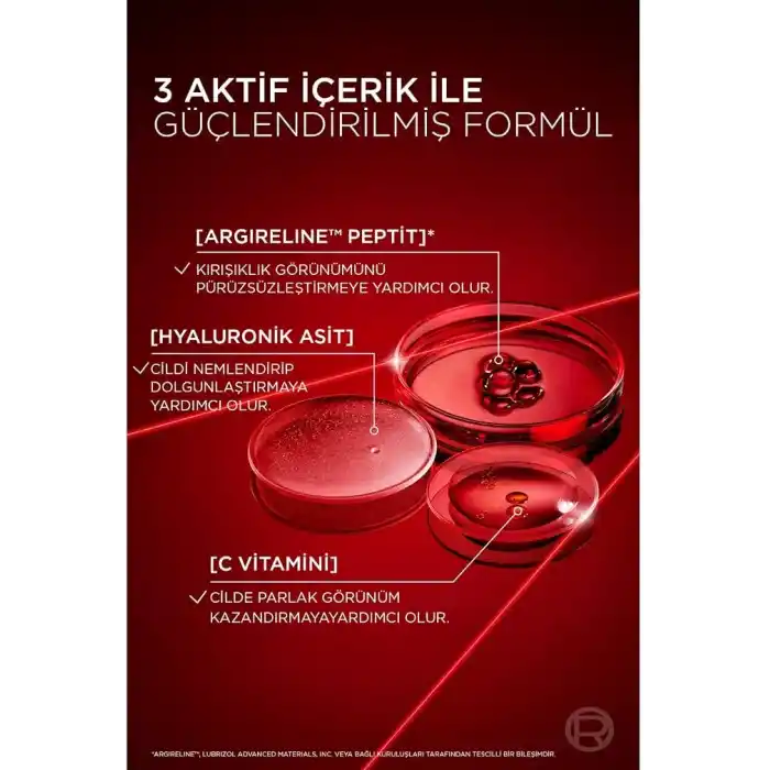 LOreal Paris Revitalift Lazer Yaşlanma Belirtileri Karşıtı Üçlü Peptit Bakım Serumu