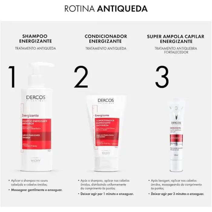 Vichy Dercos Energisant Saç Dökülmesi Karşıtı Şampuan 400 ml 3337871322243