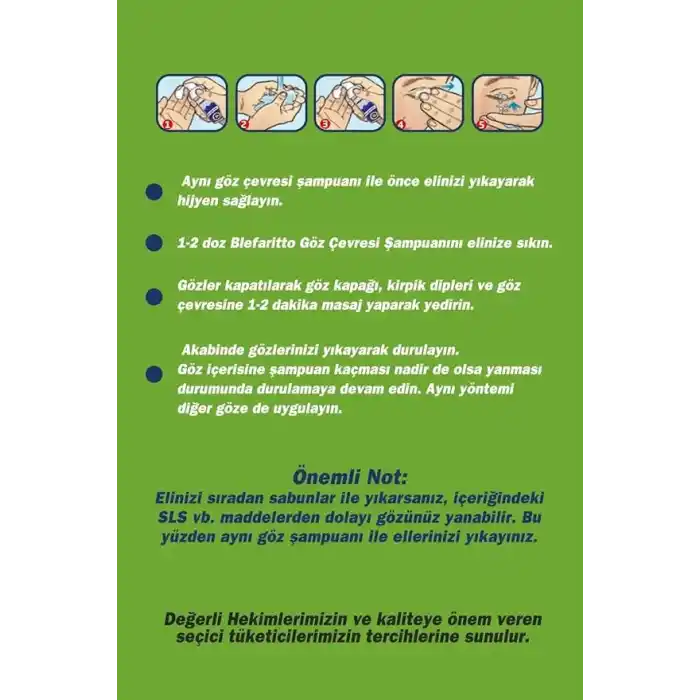 Göz Çevresi Şampuanı 65 ml