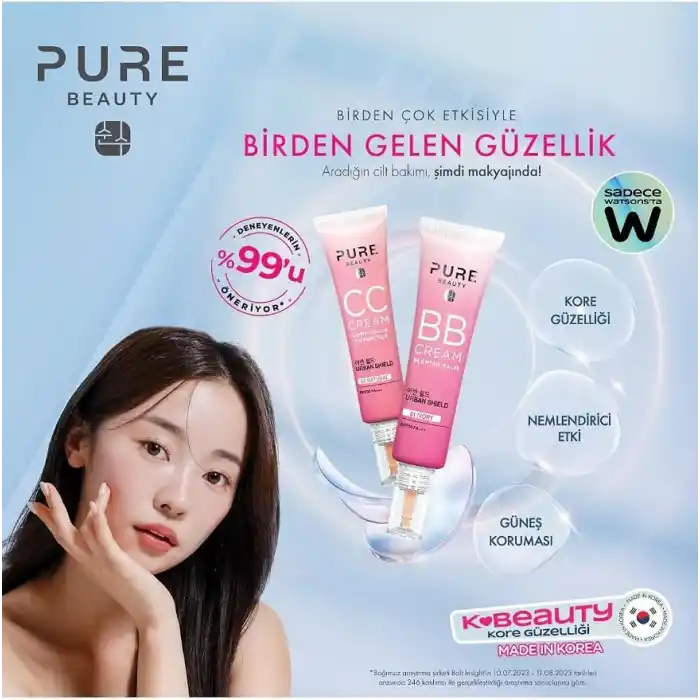 Pure Beauty Spf50 Pa+++ Natural 02 CC Cream 30 ml