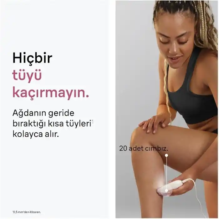 Braun Silk·épil 3 Kablolu Epilatör, Kalıcı Pürüzsüz Cilt, 3-000