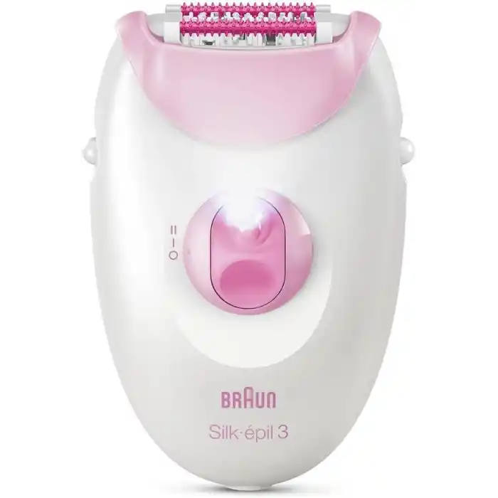 Braun Silk·épil 3 Kablolu Epilatör, Kalıcı Pürüzsüz Cilt, 3-000