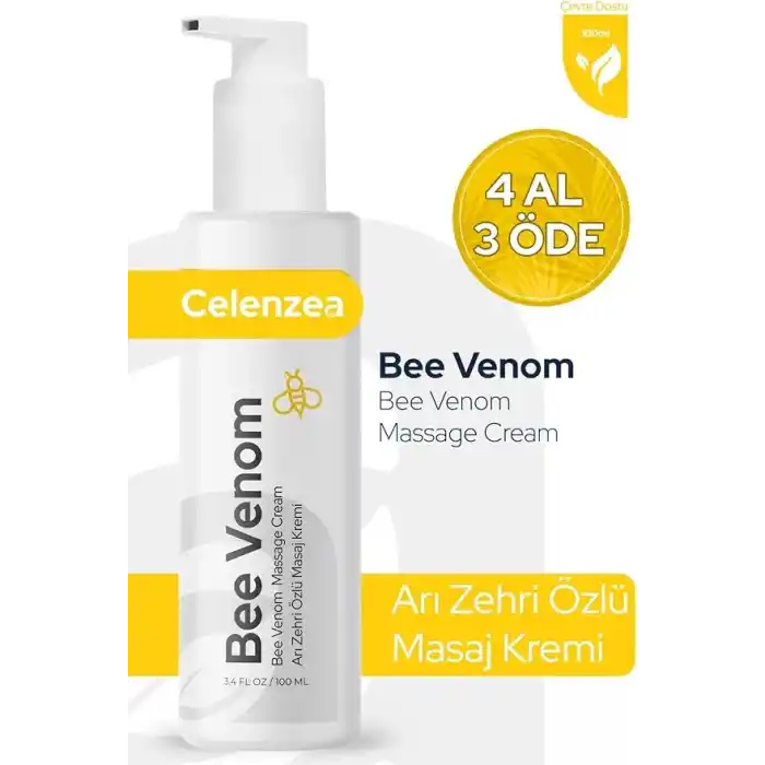 Arı Zehri Kremi Yorgunluğa Karşı Destekleyici, Kas ve Eklem Bakımı İçin Etkili Doğal Bee Venom 100ml