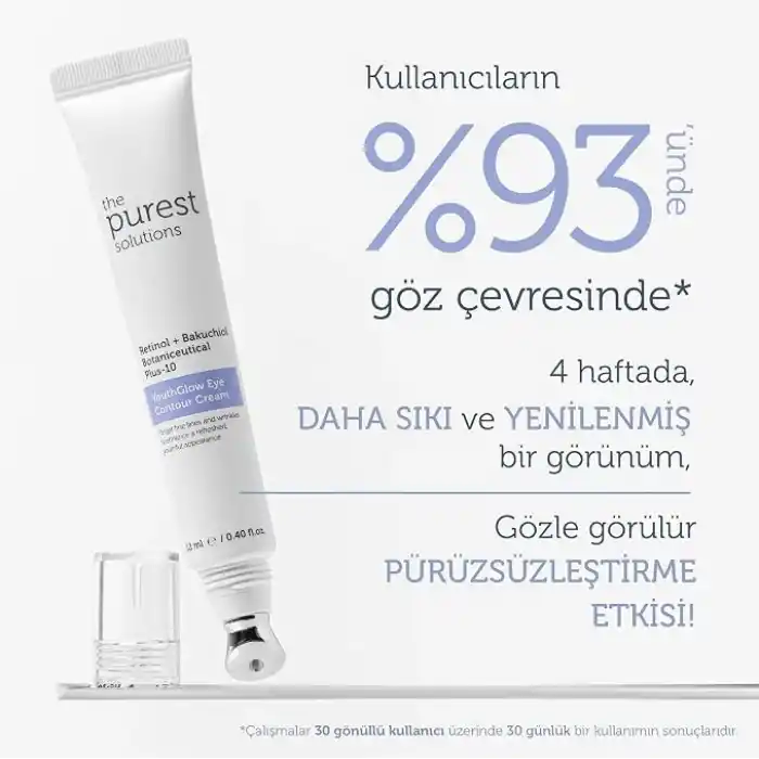 The Purest Solutions Adenozin İçerikli Kırışıklık Karşıtı Göz Çevresi Kremi 12 ml