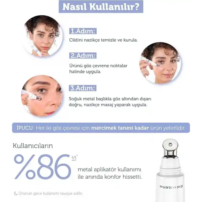 The Purest Solutions Adenozin İçerikli Kırışıklık Karşıtı Göz Çevresi Kremi 12 ml