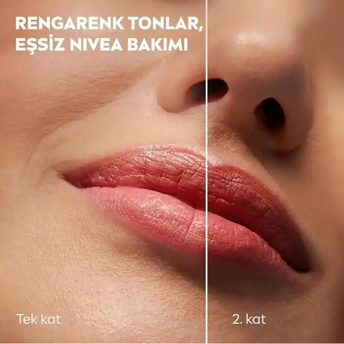 Renkli Nemlendirici Dudak Bakım Kremi Mercan 4.8gr,SPF30, Allık Etkisi, Dudak ve Yanaklar, E Vitamin