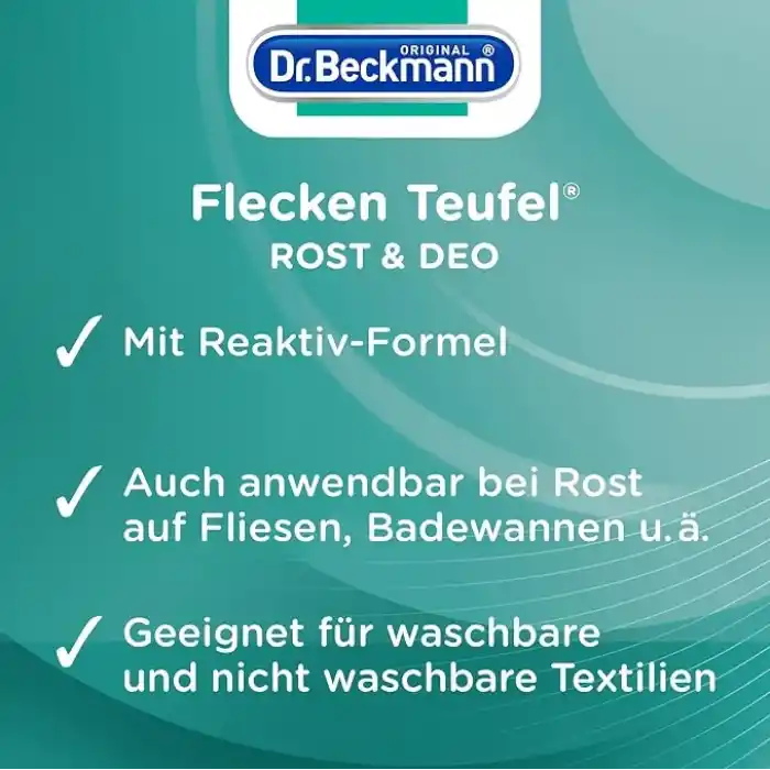Dr Beckmann Leke Canavarı, Pas ve Deo, 50ml