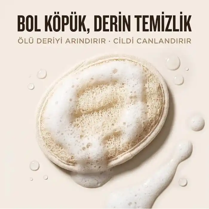 Anatolia Soap 1978 Yüz vücud Kabak lifi Doğal Lifler Peeling Temizleyici Arındırıcı. (2 Adet)