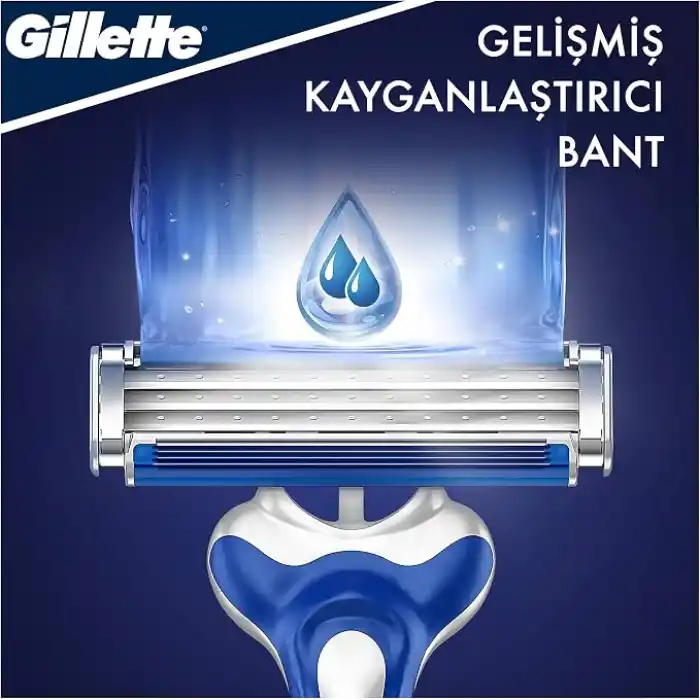 Gillette Blue3 Sensitive Kullan At Tıraş Bıçağı 3lü 1 Paket