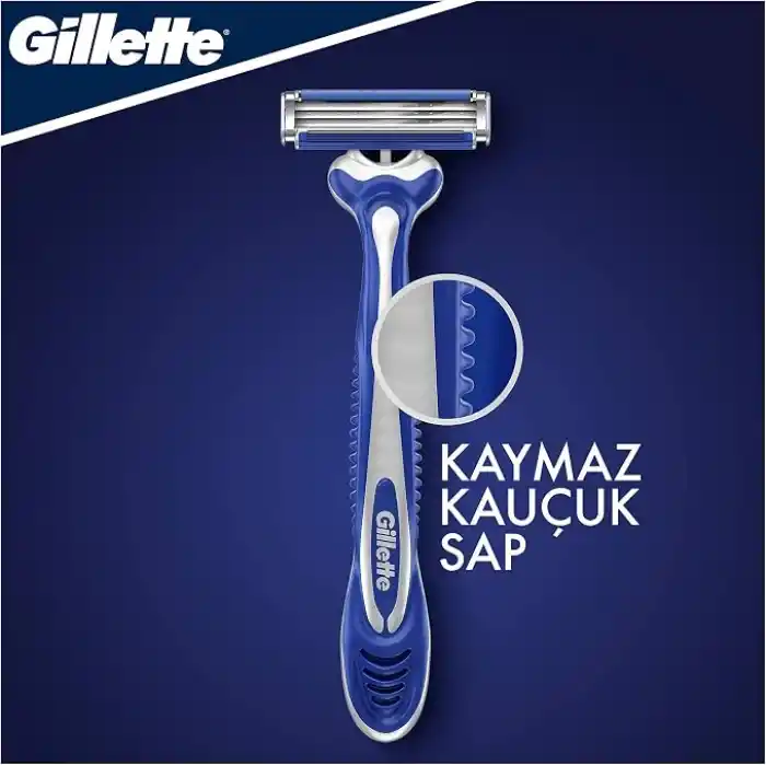 Gillette Blue3 Sensitive Kullan At Tıraş Bıçağı 3lü 1 Paket