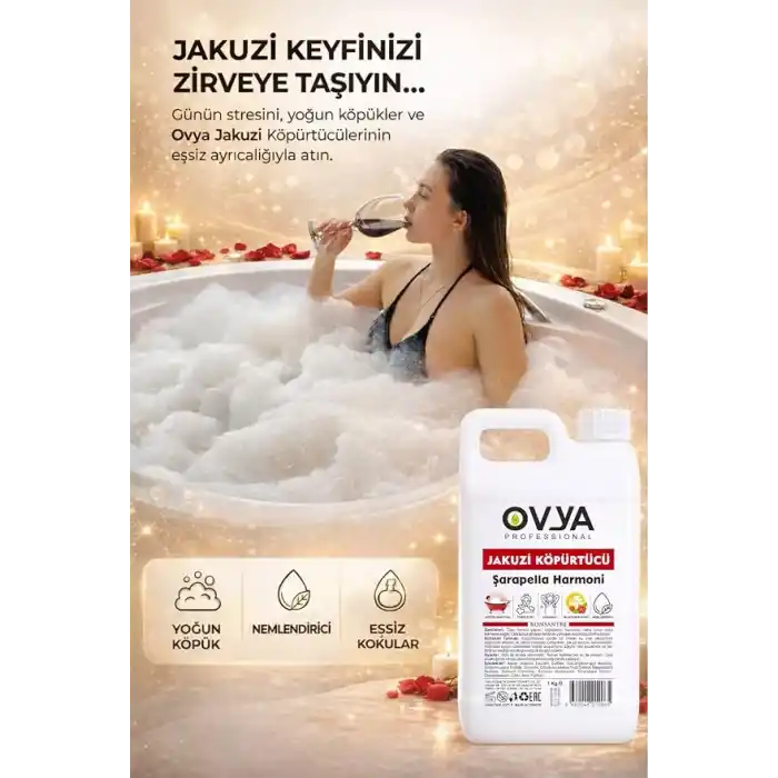 Konsantre Jakuzi Köpürtücü Banyo Köpüğü | Şarapella Harmoni