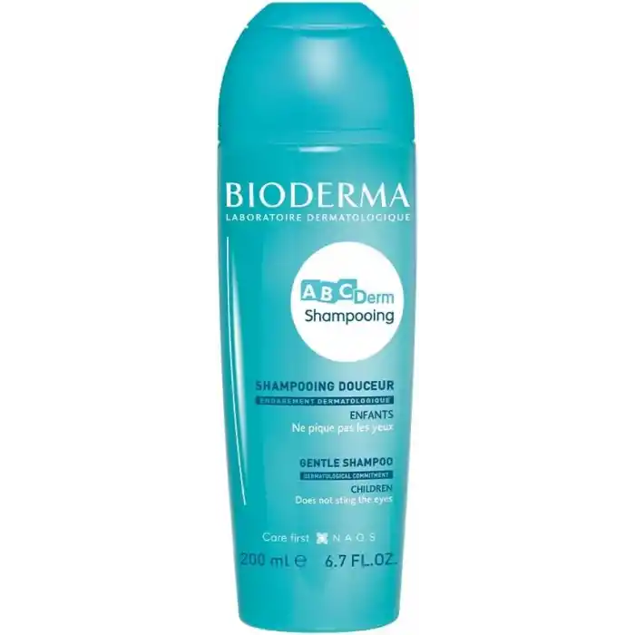 Bioderma ABCDerm Gentle Shampoo Bebek ve Çocuklar için Tuzsuz ve Sülfatsız Göz Yakmayan Saç Şampuanı 200 ml