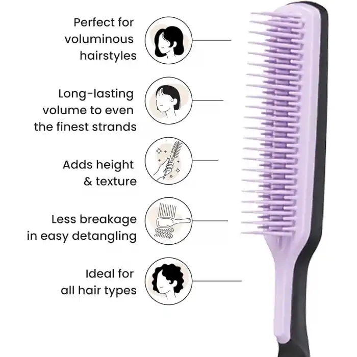 Tangle Teezer The Ultimate Volumizer Hacim veren Lila Saç & Topuz Fırçası-Tarak