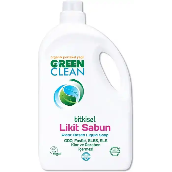 U Green Clean Likit El Sabunu Portakal 2.75 Litre