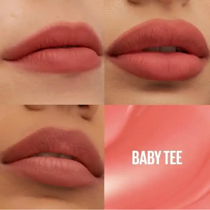 Maybelline New York Super Stay Teddy Tint Uzun Süre Kalıcı Likit Mat Tint 25 Baby Tee