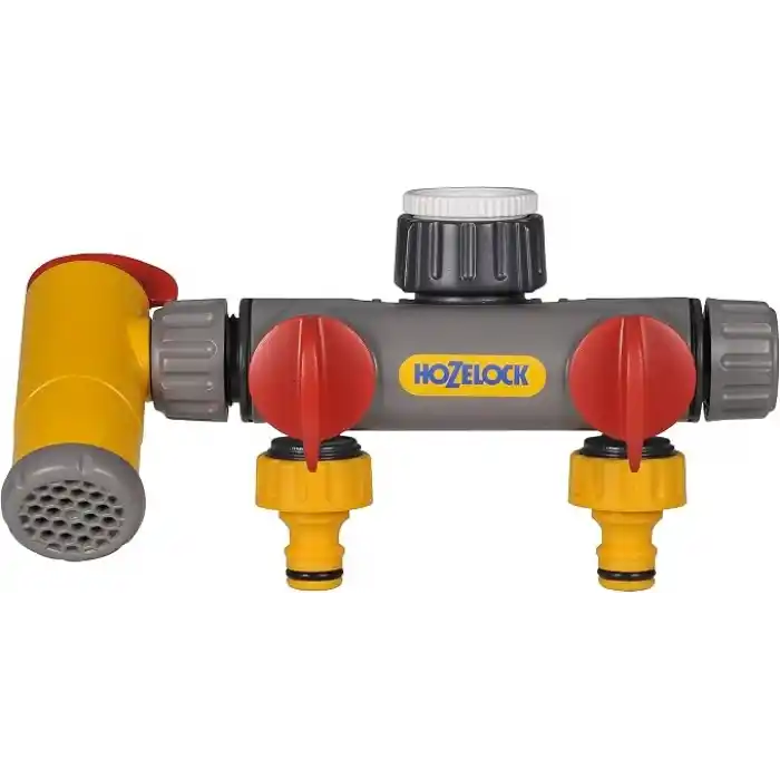 HOZELOCK 2252H Çift Yönlü Vanalı Musluk Bağlantısı 1/2 - 3/4 - 1