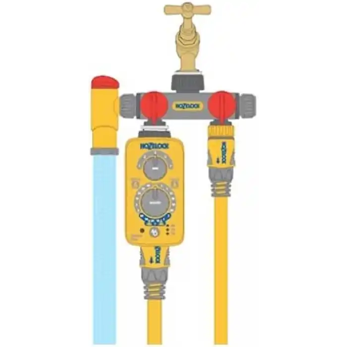 HOZELOCK 2252H Çift Yönlü Vanalı Musluk Bağlantısı 1/2 - 3/4 - 1