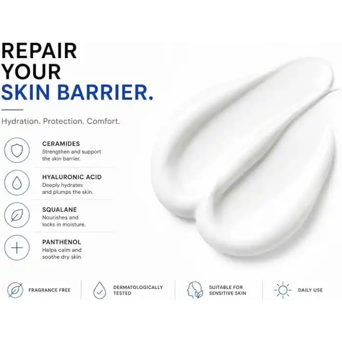 MIA KLINIKA Bariyer Güçlendirici Onarıcı Canlandırıcı Ve Nemlendirici Krem 50 ml