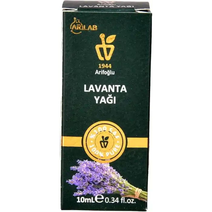 Arifoğlu Lavanta Yağı 10ml%100 Saf Arlab Lavender Oil Pure Lavandula Angustifolia Herb Oil