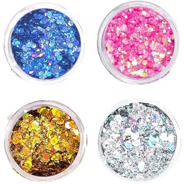 ROSEVELT Gümüş Kendinden Yapışan Mayaj Simi Glitter PRA-7039372-9761