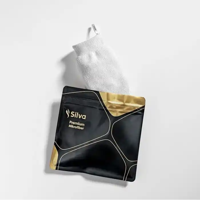 Silva Premium Mikrofiber Yüz Temizleme Kesesi - Peeling ve Ölü Deri Temizleme, Gözenek Temizleyici Yüz ve Cilt Bakım Kesesi