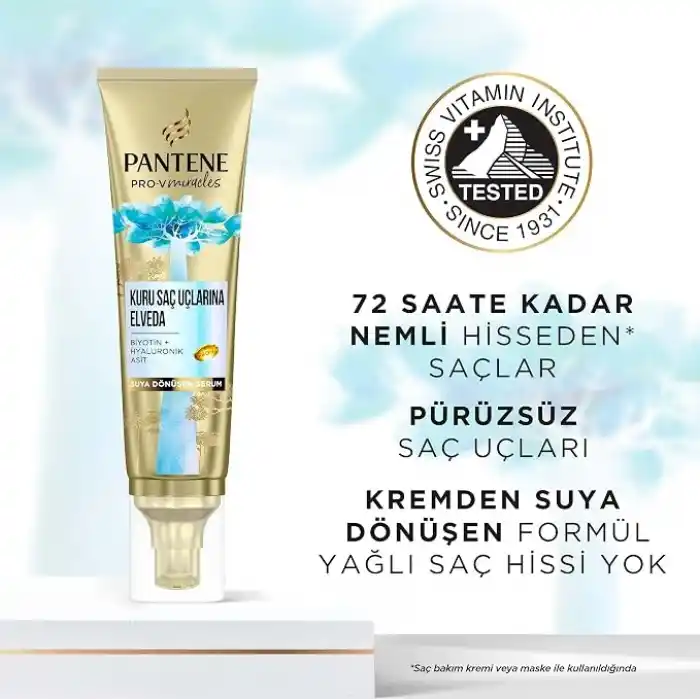 PANTENE PRO-V Miracles Hydra Glow Susuzluk Giderici Gündüz Serumu Durulanmaz Kuru Saçlar İçin 70 ml