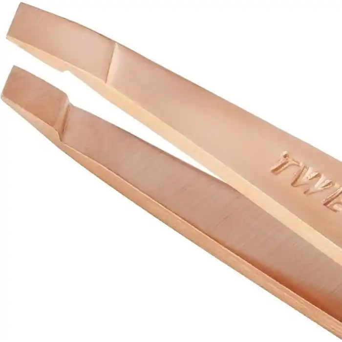 TWEEZERMAN Mini Slant Tweezer Rose Gold - Cımbız