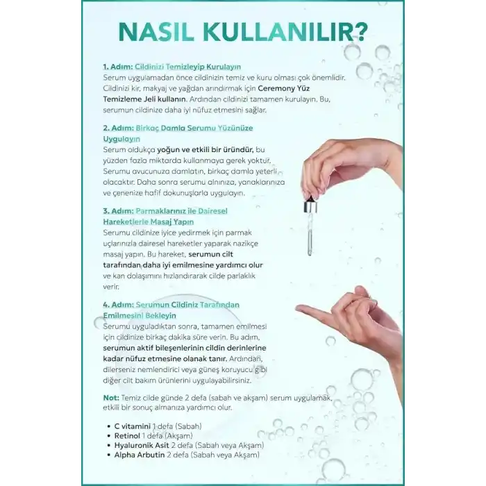 CEREMONY SERUM HYALURONİK ASİT 30 ML