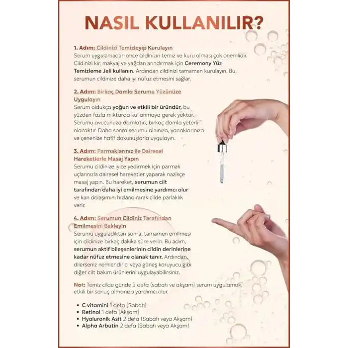 CEREMONY SERUM C VİTAMİNİ 30 ML