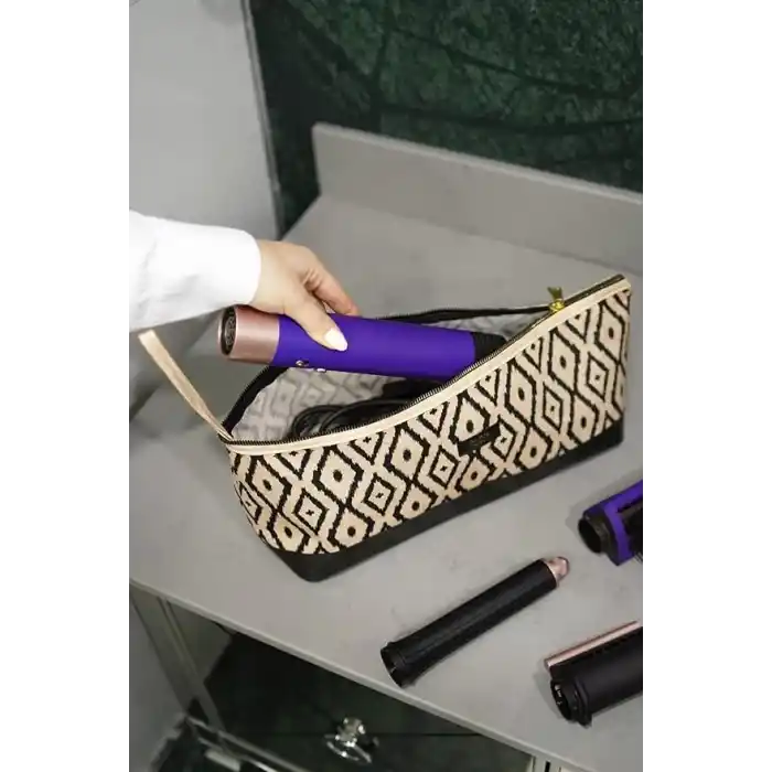 Pazar Kapısı Dyson Airwrap ve Tüm Saç Şekillendiricileriniz için Büyük Boy Çanta Seyahat Maşa Çantası
