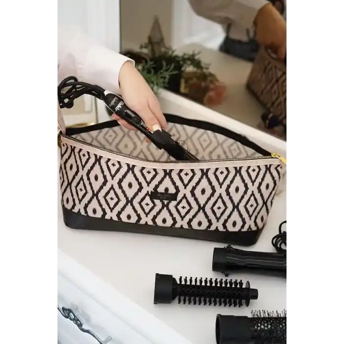 Pazar Kapısı Dyson Airwrap ve Tüm Saç Şekillendiricileriniz için Büyük Boy Çanta Seyahat Maşa Çantası