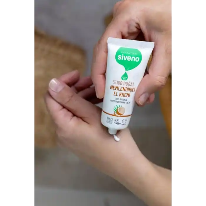 Siveno%100 Doğal El ve Vücut Kremi Hindistan Cevizi Avokado Yoğun Nemlendirici Onarıcı Vegan 30 ml