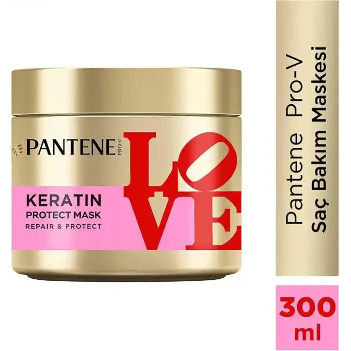 Pantene LOVE Edition Pro-V Keratin Koruması Saç Bakım Maskesi 300 Mililitre