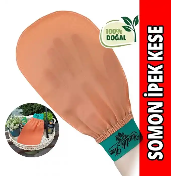 Otantik Kese, Kese, Banyo Kesesi, Hamam Kesesi, Duş Kesesi, Vücut Kesesi, Duş Lifi, Banyo Lifi, Peeling Eldiveni, Tellak Kese, Lastikli Banyo Duş Kesesi, Somon İpek Banyo Kesesi