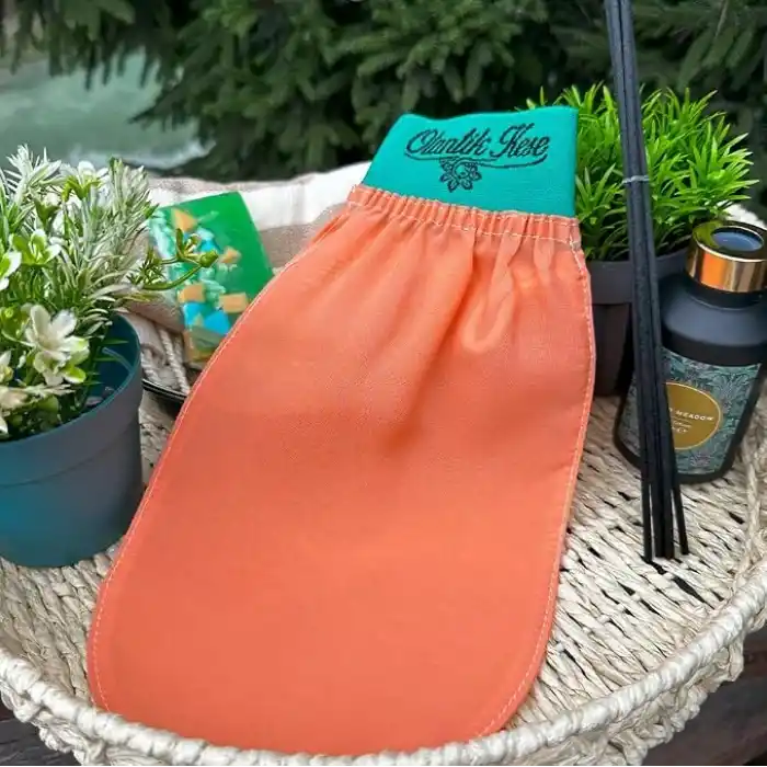 Otantik Kese, Kese, Banyo Kesesi, Hamam Kesesi, Duş Kesesi, Vücut Kesesi, Duş Lifi, Banyo Lifi, Peeling Eldiveni, Tellak Kese, Lastikli Banyo Duş Kesesi, Somon İpek Banyo Kesesi