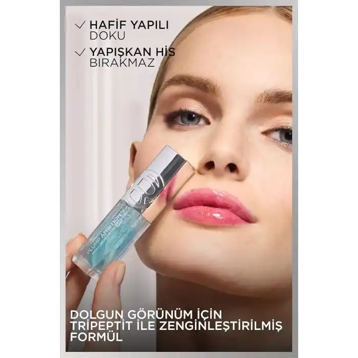 LOreal Cosmetics Plump Ambition Hyaluron Lip Oil pH Dudak Parlatıcısı - 116 Black