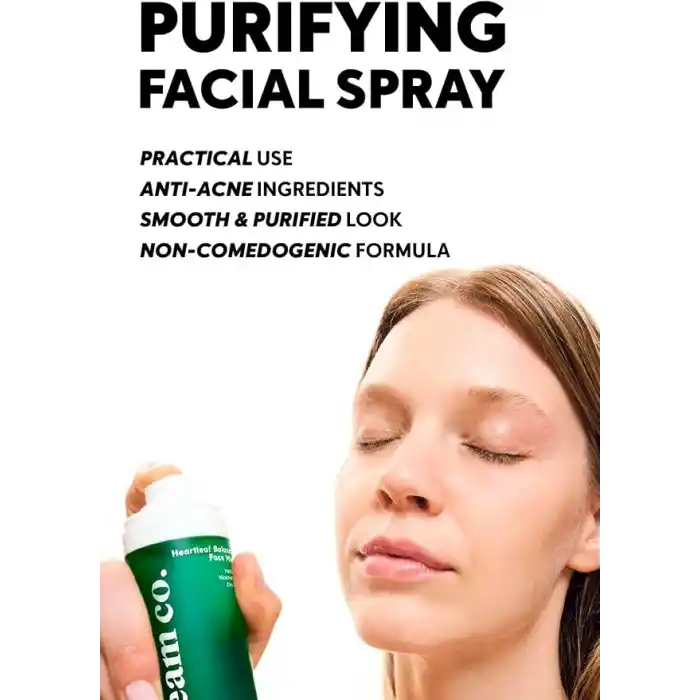 Cream Co. Gözenek Sıkılaştırıcı Ferahlatıcı Yüz Spreyi, Heartleaf Face Mist, Niacinamide, Tüm Cilt Tipleri, 50 ML