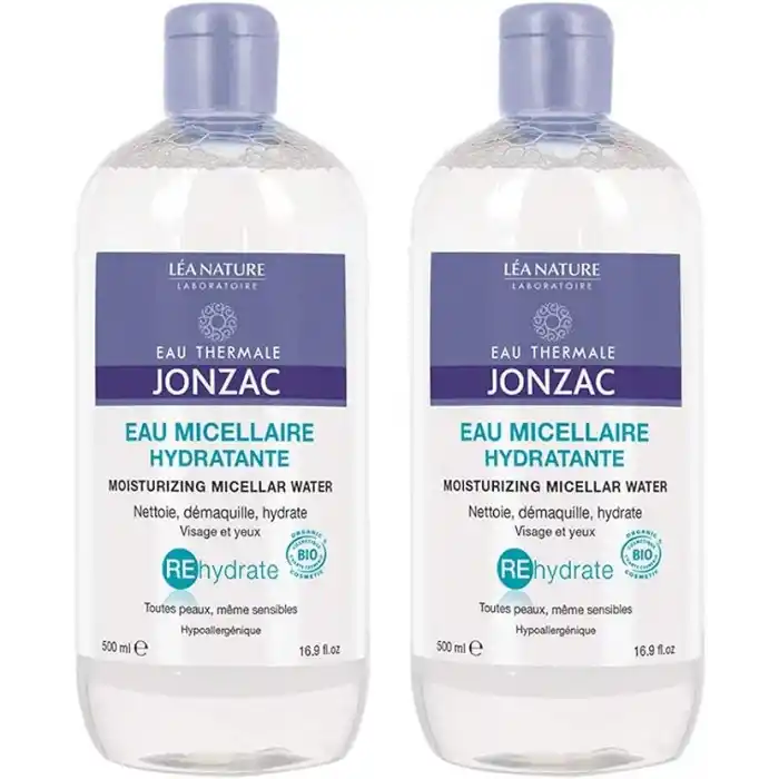 Jonzac Rehydrate Nemlendirici ve Temizleyici Organik Misel Su 2 x 500 ml