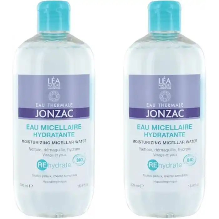 Jonzac Rehydrate Nemlendirici ve Temizleyici Organik Misel Su 2 x 500 ml